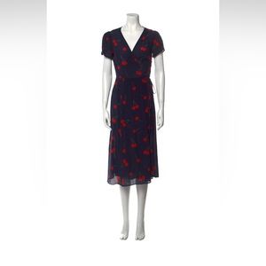 Realization par wrap dress 100% silk